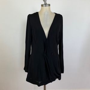 Urban Outfitter Black Button Front Cardigan